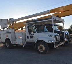 2008 ALTEC AA755L MOUNTED ON 2008 INTERNATIONAL DURASTAR 4300