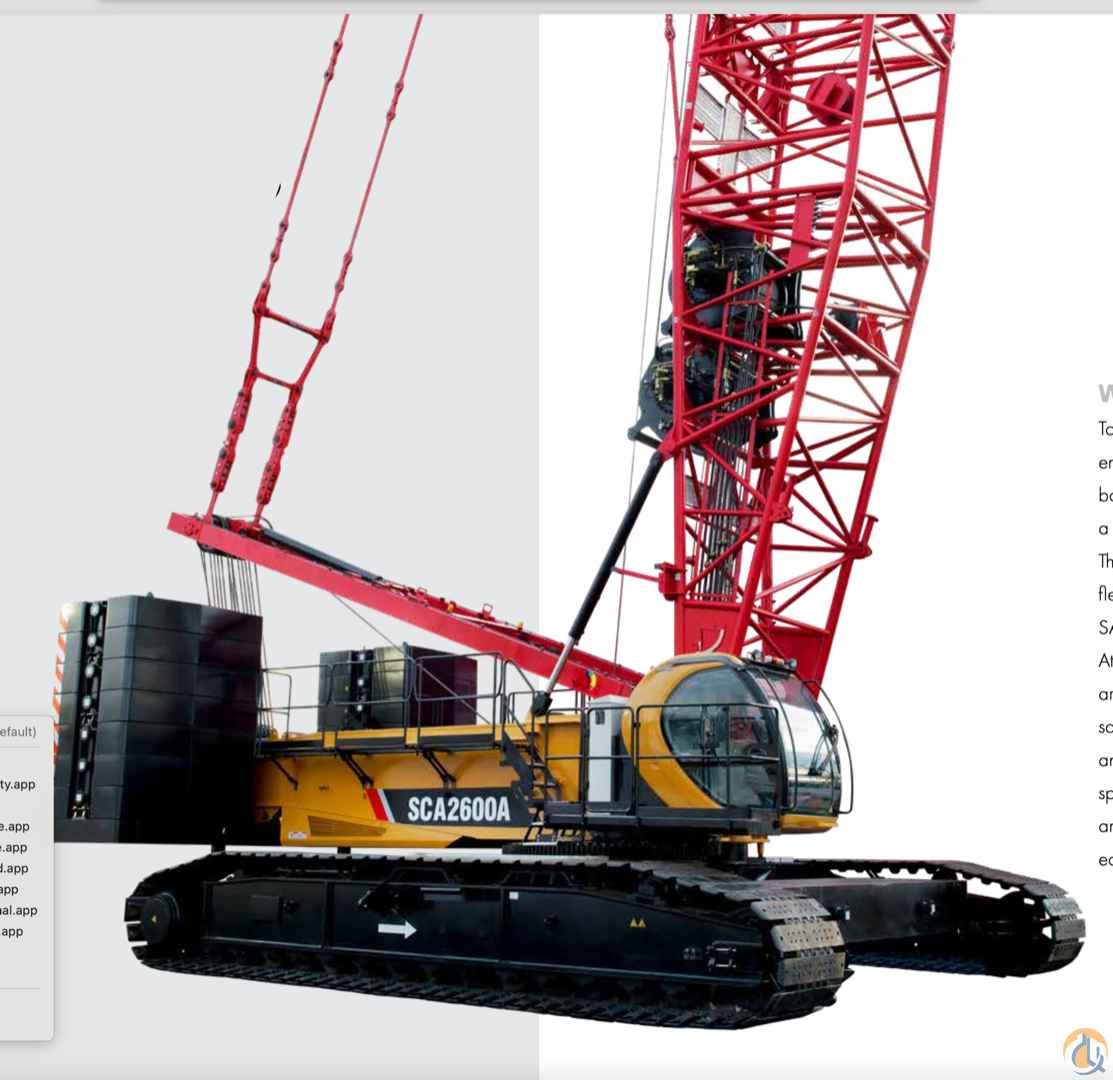 2021 Sany SCA2600A