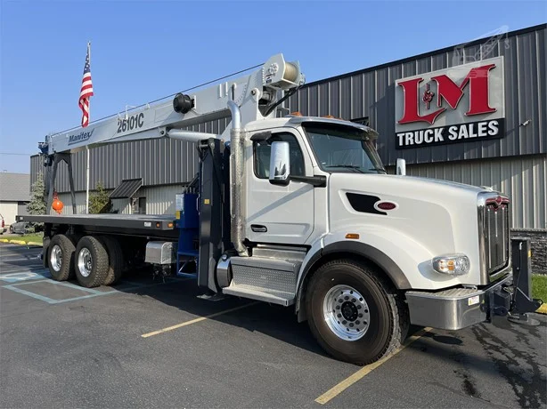 2023 Manitex 26101C MOUNTED ON 2023 PETERBILT 567 Boom Truck Cranes for Rent