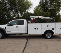 2017 PALFINGER PSC6025 MOUNTED ON 2017 FORD F550