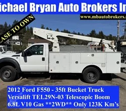 2012 VERSALIFT TEL29N03 MOUNTED ON 2012 FORD F550 XL