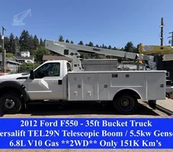 2012 VERSALIFT TEL29N MOUNTED ON 2012 FORD F550