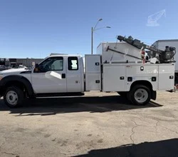 2016 Venturo ET8K MOUNTED ON 2016 FORD F550 XLT Boom Truck Cranes for Sale