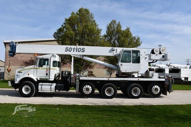 2009 MANITEX 50110S MOUNTED ON 2009 KENWORTH T800