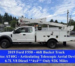 2019 ALTEC AT40G MOUNTED ON 2019 FORD F550