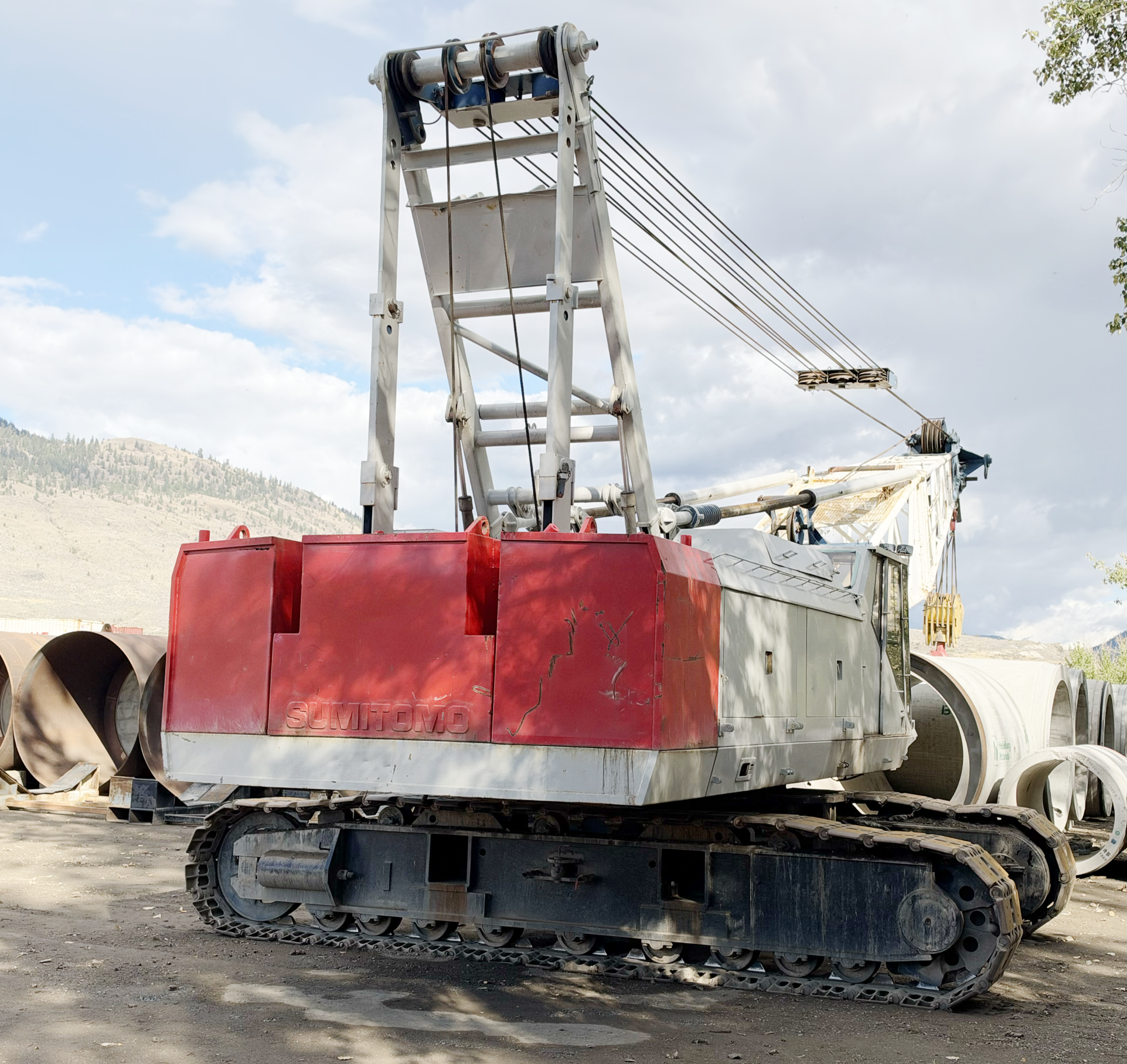 1990 Sumitomo LS-218RH-5 Lattice Boom Crawler Cranes for Sale