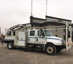 2008 PALFINGER PK10000 MOUNTED ON 2008 INTERNATIONAL DURASTAR 4300
