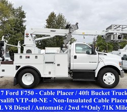 2017 VERSALIFT VTP40NE MOUNTED ON 2017 FORD F750 SD
