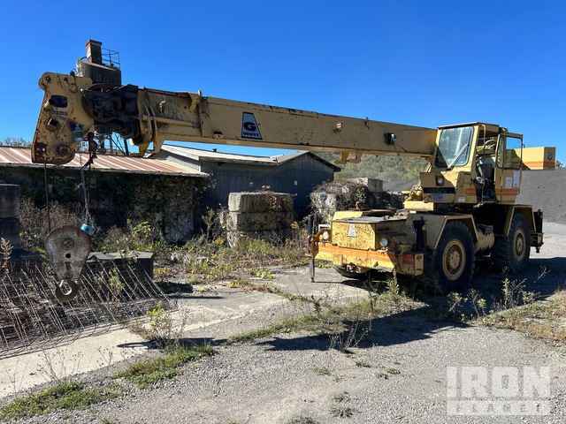 1981 Grove RT-518 Rough Terrain Cranes for Sale or Auction