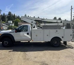 2011 VERSALIFT TEL29N MOUNTED ON 2011 FORD F550